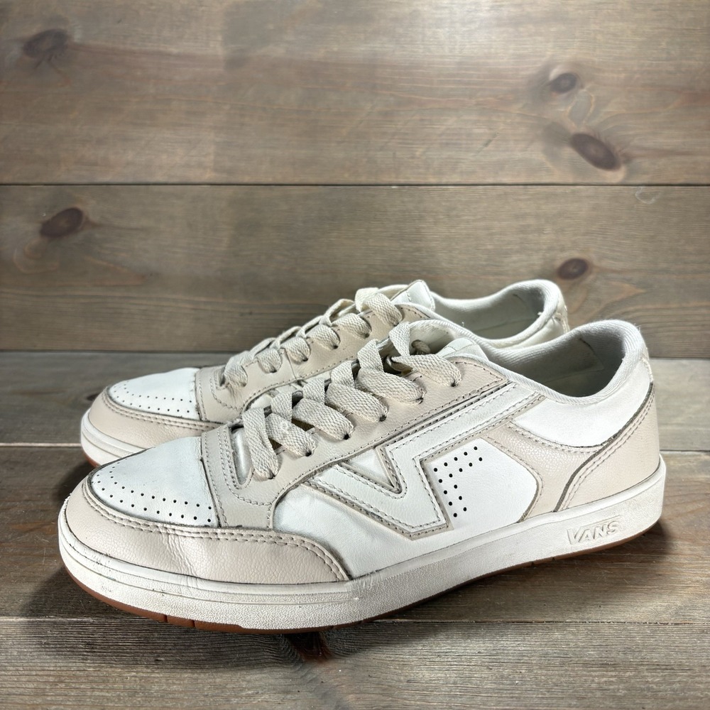 vans lowland womens size 8.5 shoes beige athletic skate sneakers